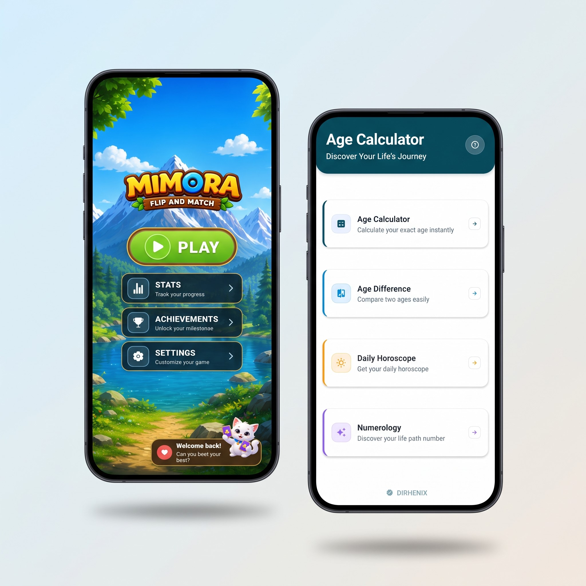 Mobile application interface published on Google Playstore